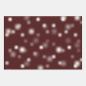 中程度の白よくはしゃぐのランダムフェ遠くにージポイント ラッピングペーパーシート (正面3)