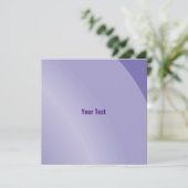 中程度の薄紫モダンシェーディングQrコード カード (スタンド正面)