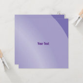 中程度の薄紫モダンシェーディングQrコード カード (正面/裏面インサイチュ)