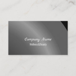 中程度の黒のモダン整然としたシェード 名刺