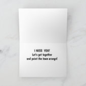 **中空の内部は、ハロウィーンをUと一緒に過ごさなければならない** カード (内部)