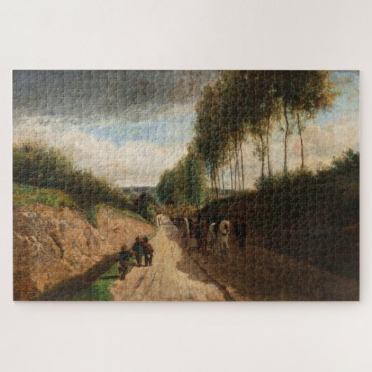 中空パス、チャイリーの周辺 – Pissarro ジグソーパズル (横)