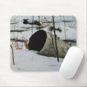 中空樺の木 マウスパッド (マウス)