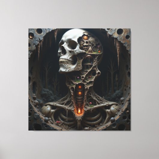 中空深さ キャンバスプリント (正面)