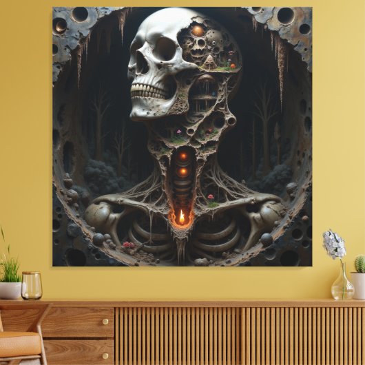 中空深さ キャンバスプリント (インサイチュ (リビング))