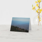 中空白の部、山々は自然画像を呼び出している カード (黄色い花)