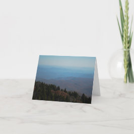 中空白の部、山々は自然画像を呼び出している カード