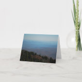 中空白の部、山々は自然画像を呼び出している カード (正面)