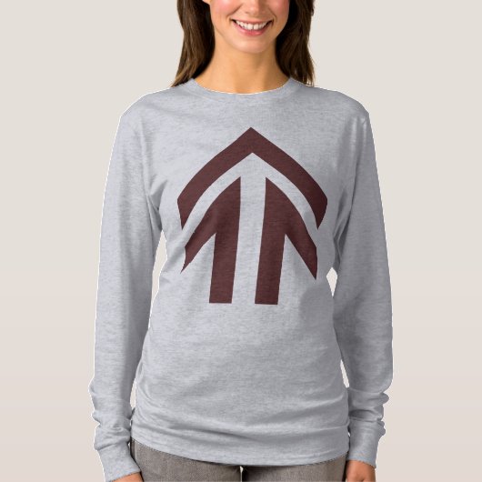 中空矢印 Tシャツ (正面)