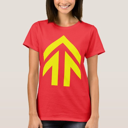 中空矢印 Tシャツ (正面)