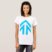 中空矢印 Tシャツ (正面フル)