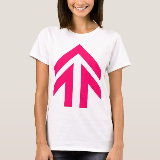 中空矢印 Tシャツ (正面)