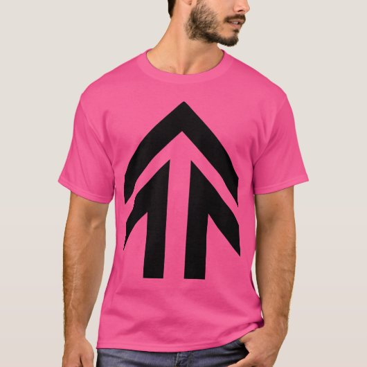 中空矢印 Tシャツ (正面)