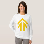 中空矢印 Tシャツ (正面フル)