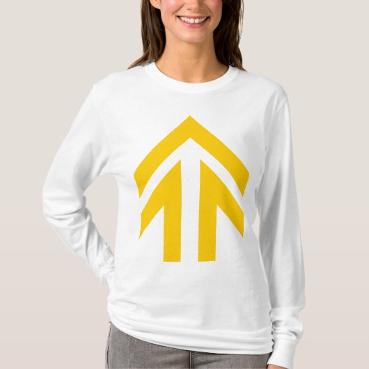 中空矢印 Tシャツ (正面)