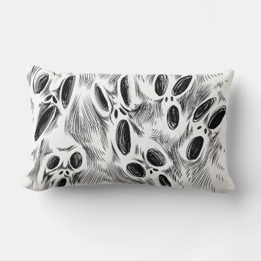 中空顔 ランバークッション (正面)