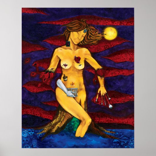 「中空」シリーズプリント ポスター (正面)