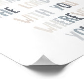 中立で強く勇気のあるポスター ポスター (角)