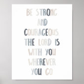 中立で強く勇気のあるポスター ポスター (正面)