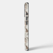 中立アイボリーファブリック – 見た目iPhoneタフなケース Case-Mate iPhoneケース (裏面 / 左)