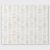 中立ストライプ ラッピングペーパー (フラット)