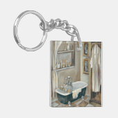 中立フランスのな浴室 キーホルダー (正面左)