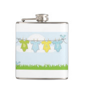 中立ベビーシャワーのパーティー項目ギフト フラスク (正面)