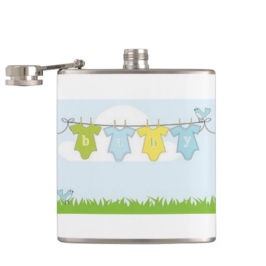 中立ベビーシャワーのパーティー項目ギフト フラスク (オープン)