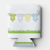 中立ベビーシャワーのパーティー項目ギフト 缶クーラー (裏面)