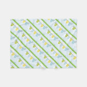 中立ベビーシャワーのパーティー項目 フリースブランケット (正面(横))