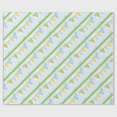 中立ベビーシャワーのパーティー項目 ラッピングペーパー (フラット)