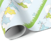 中立ベビーシャワーのパーティー項目 ラッピングペーパー (ロールコーナー)