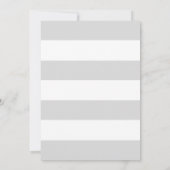 中立ベビーシャワーの招待状のふさの花輪 招待状 (裏面)