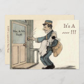 中立ベビーシャワー招待状 招待状 (正面/裏面)