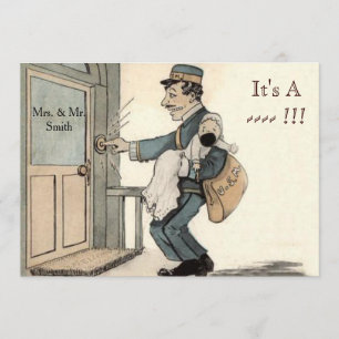 中立ベビーシャワー招待状 招待状