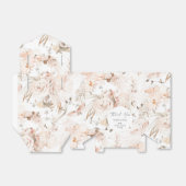 中立ベージュエレガントフローラ庭園の結婚式の好意 フェイバーボックス (折り畳みなし)