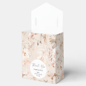 中立ベージュエレガントフローラ庭園の結婚式の好意 フェイバーボックス (オープン)