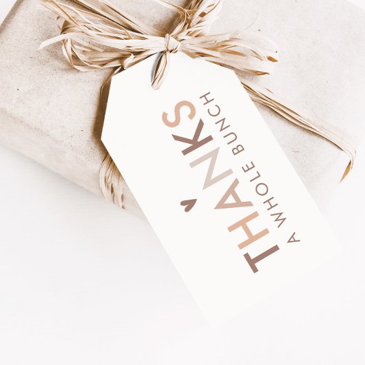 中立モダンお男女兼用願い ギフトタグ