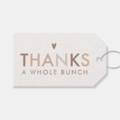 中立モダンお男女兼用願い ギフトタグ (正面(横))