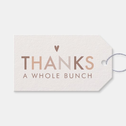 中立モダンお男女兼用願い ギフトタグ (正面(横))