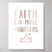 中立信仰はあなたの山のポスターを移動することができる ポスター (正面)