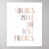 中立兄弟姉妹は友達最高ののプリント ポスター (正面)