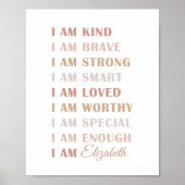 中立名前をカスタムする肯定子 ポスター (正面)