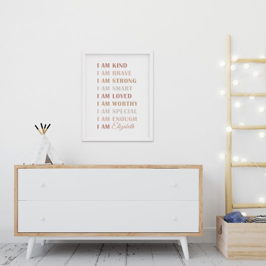 中立名前をカスタムする肯定子 ポスター