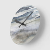 中立塩スプレー ラウンド壁時計 (傾斜)