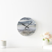 中立塩スプレー ラウンド壁時計 (ホーム)