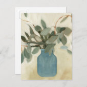 中立整理-止められた葉 ポストカード (正面/裏面)