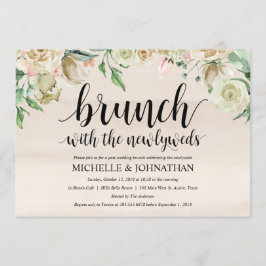 中立春のポストの結婚式のブランチの招待状カード 招待状