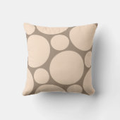 中立水玉模様の枕 クッション (裏面)