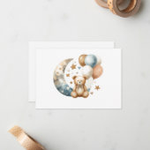 中立的なテディジェンダーの暴露 ノートカード (正面/裏面インサイチュ)